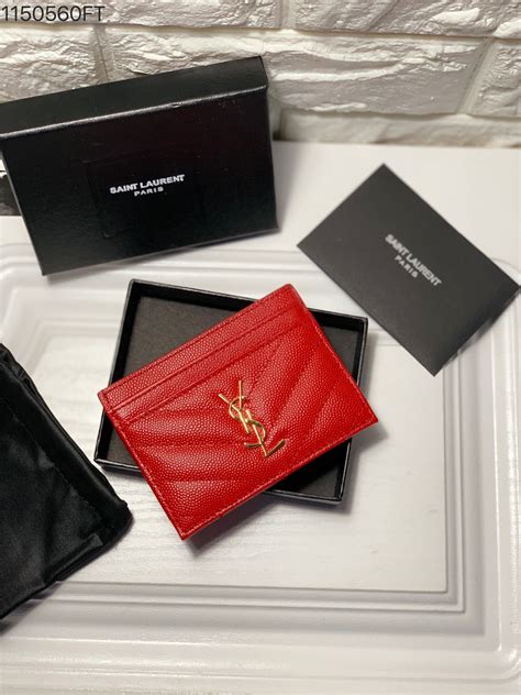 star ysl card holder|YSL card holder used.